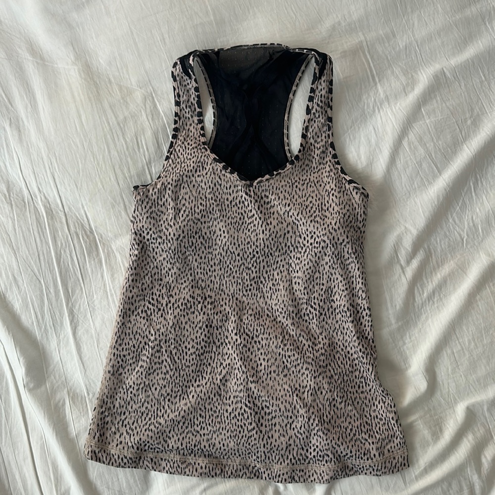 Lululemon Cheetah Print Tank Top